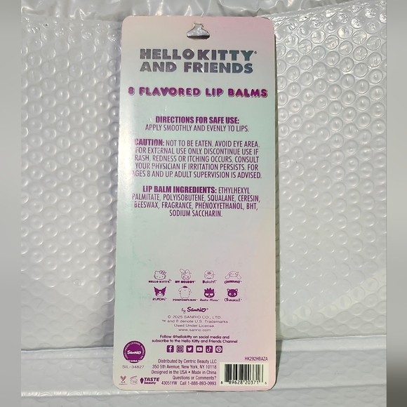 Hello Kitty and Friends Flavored Lip Balms - 8 Count - Picture 6 of 6